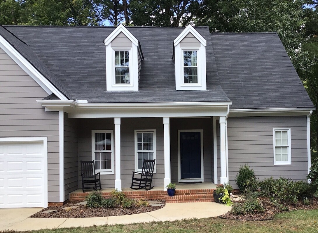 Apex home after an exterior transformation with James Hardie siding