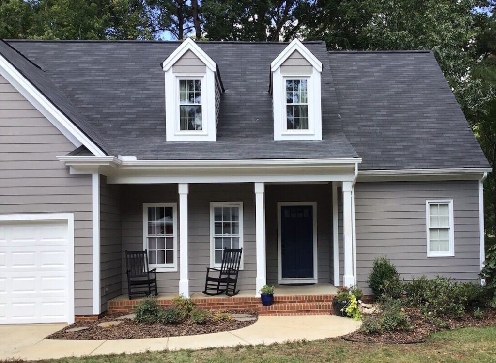 Apex home after an exterior transformation with James Hardie siding