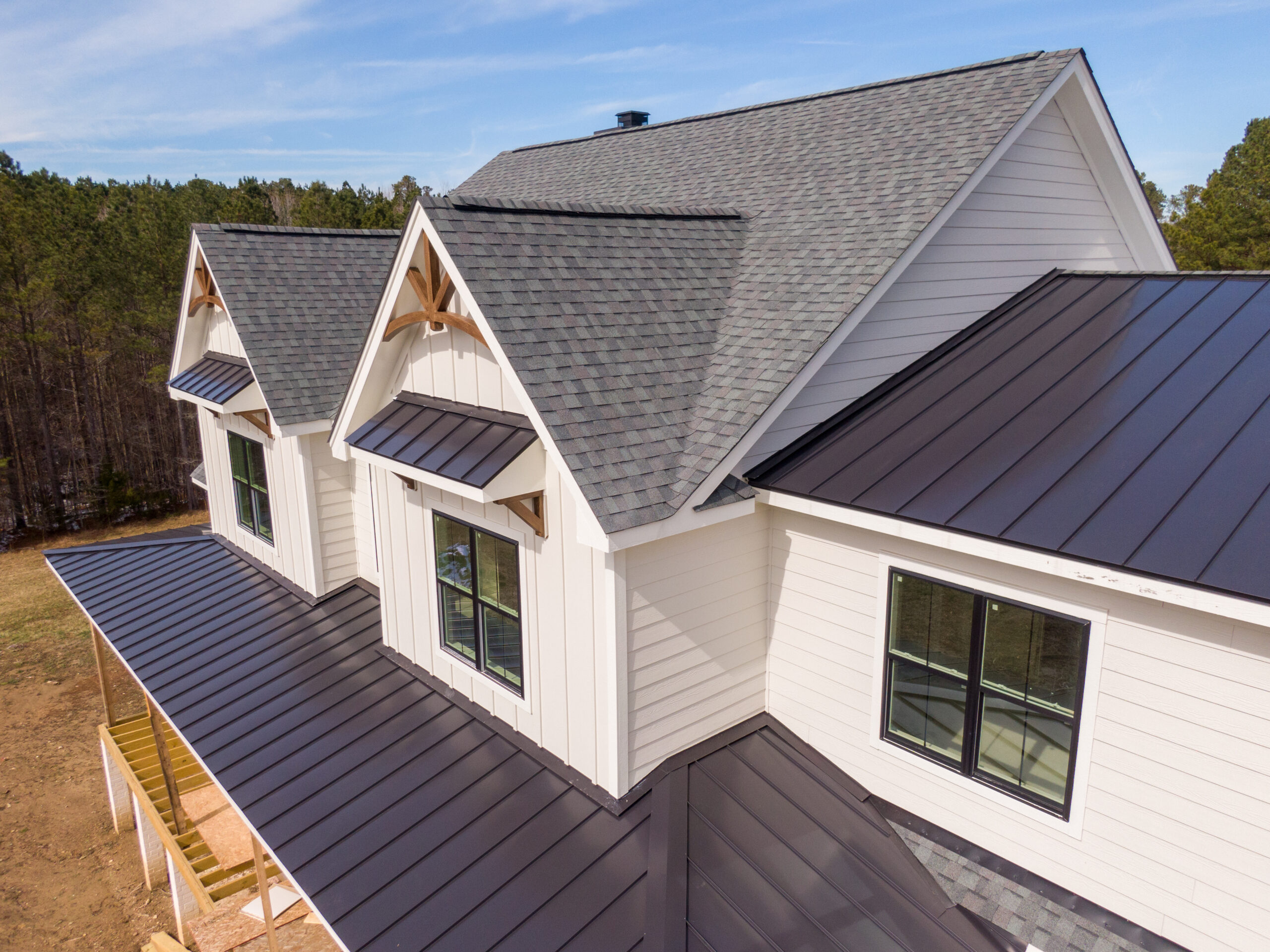 Metal roofing in North Carolina by Carolina Exteriors