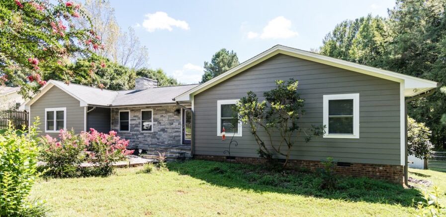 Home after exterior remodeling by Carolina Home Exteriors.