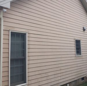 siding with cracks, stains, and warps