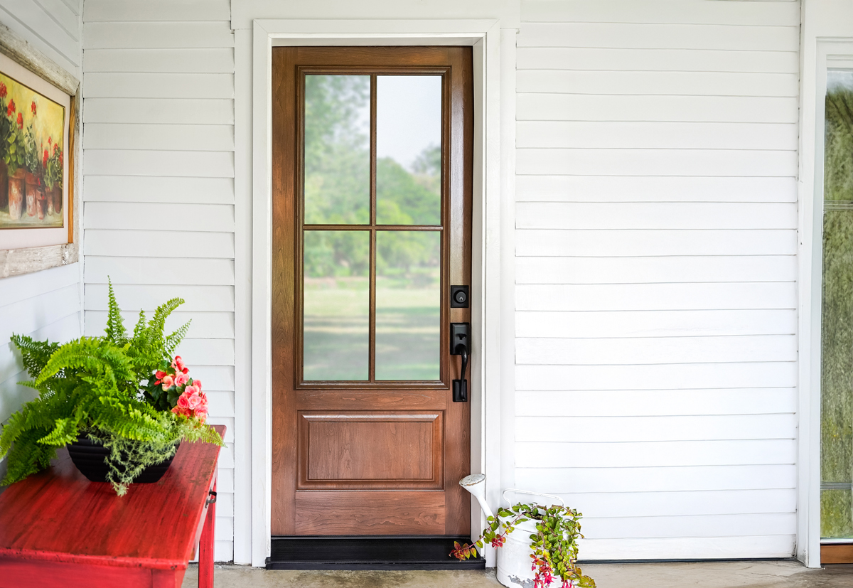 ProVia signet cherry exterior door in apex, nc