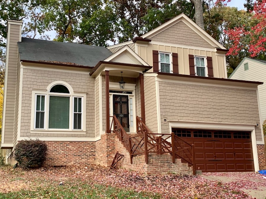 Shake siding to add texture