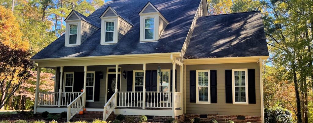 Hardie Plank lap siding installed on residential home